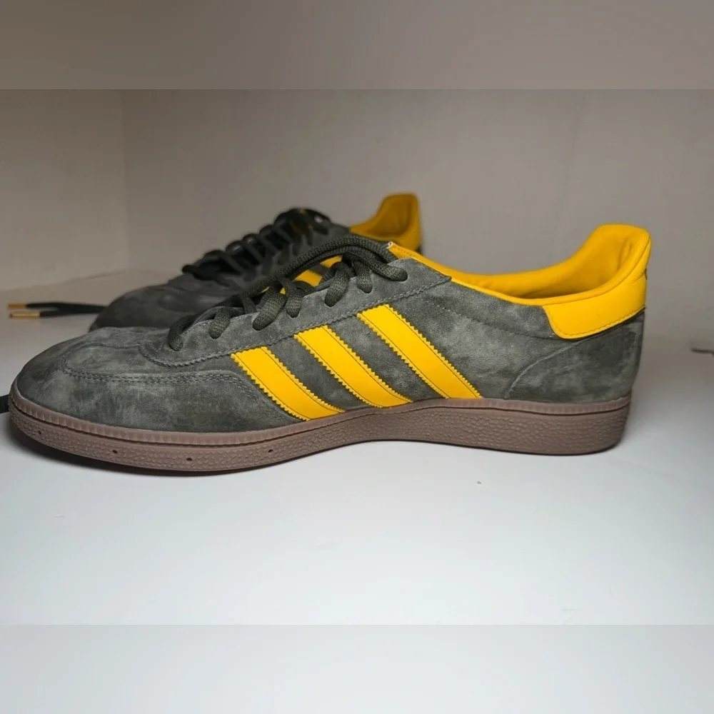 🔥RARE Adidas Handball Spezial Night Cargo Tribe Yellow Adidas - Picture 9 of 16